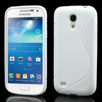 Силиконов гръб ТПУ S-Case Samsung Galaxy S4 mini I9190 / I9192 бял